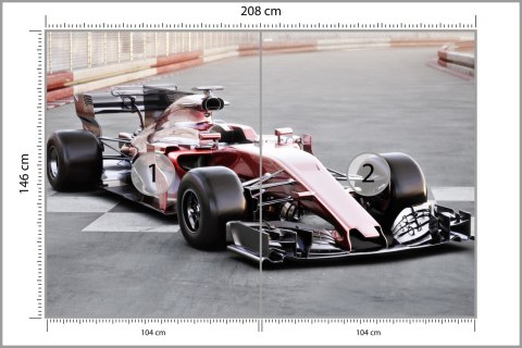 Fototapeta Bolid F1 Na Lini Startu Flizelina 208x146 FT-3795-VEXL