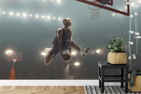 Fototapeta Koszykarz W Powietrzu Flizelina 208x146 FT-3119-VEXL