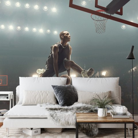 Fototapeta Koszykarz W Powietrzu Vinyl Gładki 152.5x104 FT-3119-VGL