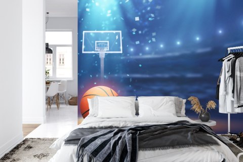 Fototapeta Koszykówka Na Stadionie Vinyl Gładki 152.5x104 FT-3125-VGL