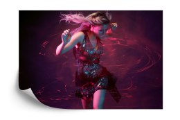 Fototapeta Młoda Kobieta W Tańcu Vinyl Gładki 152.5x104 FT-3825-VGL