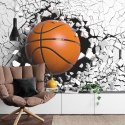 Fototapeta Piłka Koszykowa Niszcząca Mur Vinyl Gładki 152.5x104 FT-3152-VGL