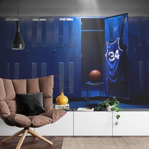 Fototapeta Szatnia Drużyny Koszykówki Flizelina 208x146 FT-3118-VEXL