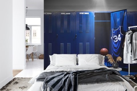 Fototapeta Szatnia Drużyny Koszykówki Flizelina 208x146 FT-3118-VEXL