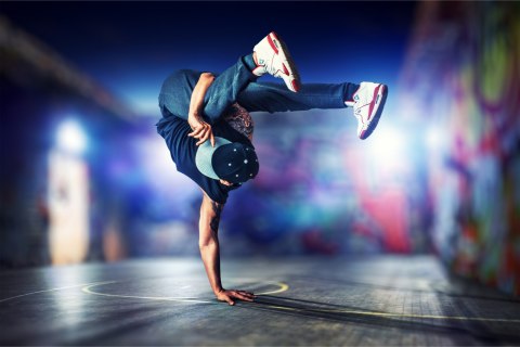 Fototapeta Tancerz Breakdance Flizelina 208x146 FT-3821-VEXL