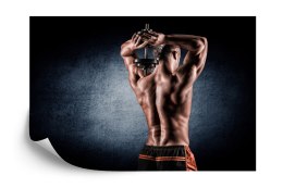 Fototapeta Umięśniony Mężczyzna Z Hantlem Flizelina 208x146 FT-3940-VEXL