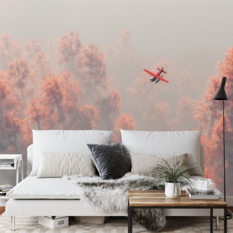 Fototapeta Las We Mgle Flizelina 208x146 FT-458-VEXL