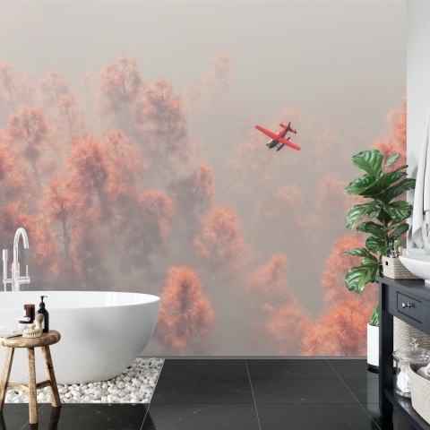 Fototapeta Las We Mgle Flizelina 208x146 FT-458-VEXL