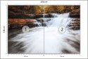 Fototapeta Jesienny Wodospad Flizelina 208x146 FT-560-VEXL