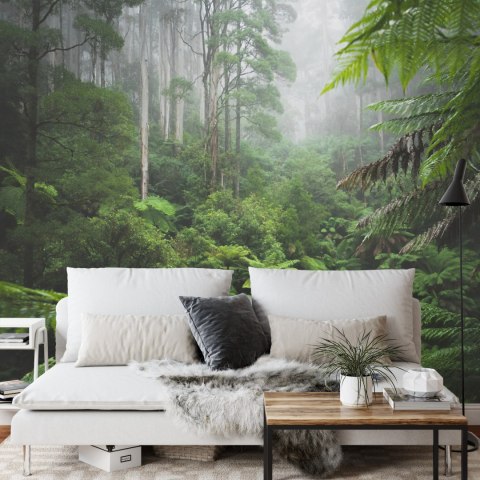 Fototapeta Las We Mgle Vinyl Gładki 152.5x104 FT-3490-VGL