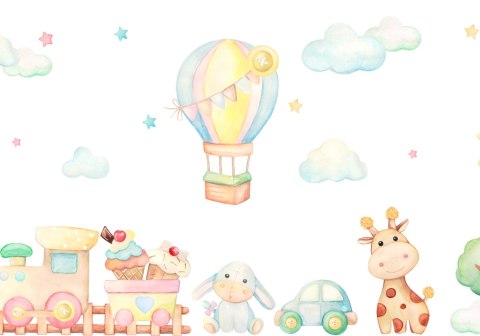 Fototapeta Akwarelowe Zabawki Vinyl Gładki 152.5x104 FT-2371-VGL