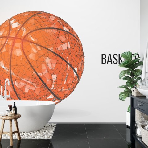 Fototapeta Geometryczna Piłka Koszykowa Vinyl Gładki 152.5x104 FT-3129-VGL