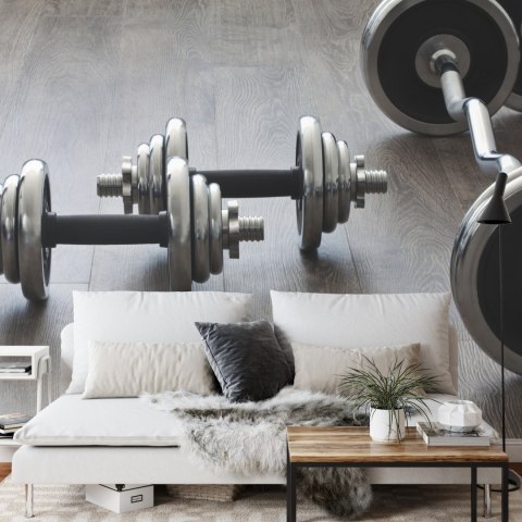 Fototapeta Hantle I Sztangi Vinyl Gładki 152.5x104 FT-3939-VGL