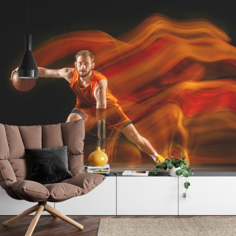 Fototapeta Koszykarz W Ruchu Flizelina 208x146 FT-3155-VEXL