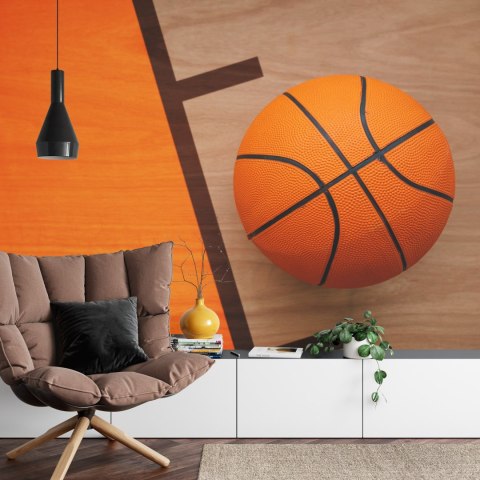 Fototapeta Piłka Koszykowa Na Boisku Flizelina 208x146 FT-3130-VEXL