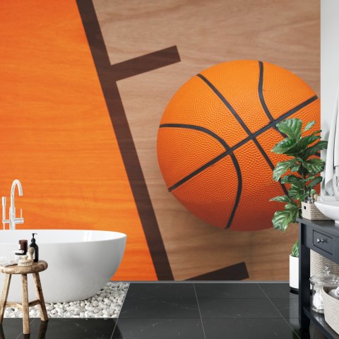 Fototapeta Piłka Koszykowa Na Boisku Flizelina 208x146 FT-3130-VEXL