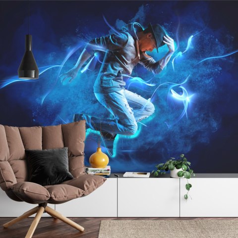 Fototapeta Tancerz Podczas Występu Z Efektami Specjalnymi Flizelina 208x146 FT-3830-VEXL