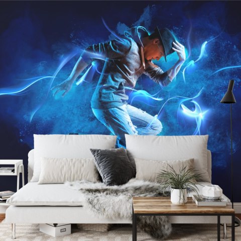 Fototapeta Tancerz Podczas Występu Z Efektami Specjalnymi Vinyl Gładki 152.5x104 FT-3830-VGL