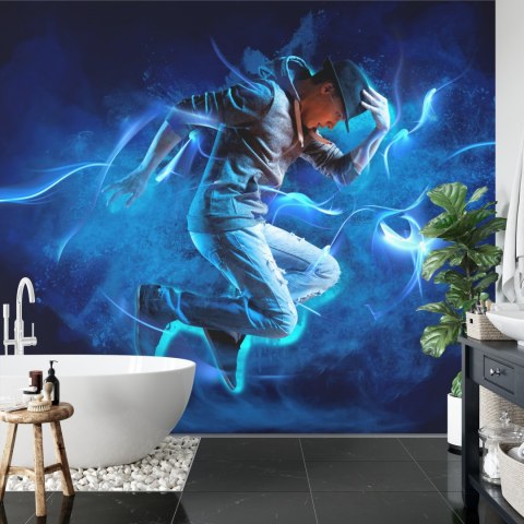 Fototapeta Tancerz Podczas Występu Z Efektami Specjalnymi Vinyl Gładki 152.5x104 FT-3830-VGL