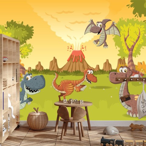 Fototapeta Bajkowe Dinozaury Flizelina 208x146 FT-2287-VEXL