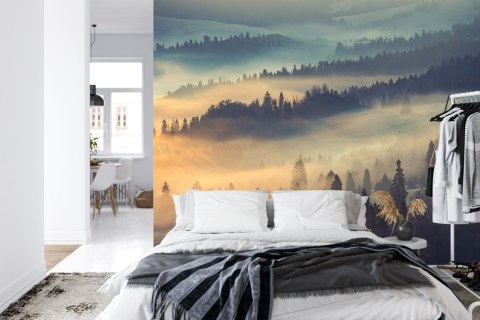 Fototapeta Las We Mgle Vinyl Gładki 152.5x104 FT-10-VGL