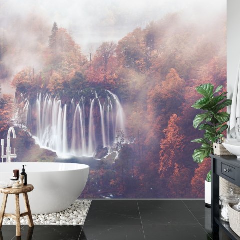 Fototapeta Jesienny Wodospad Flizelina 208x146 FT-563-VEXL