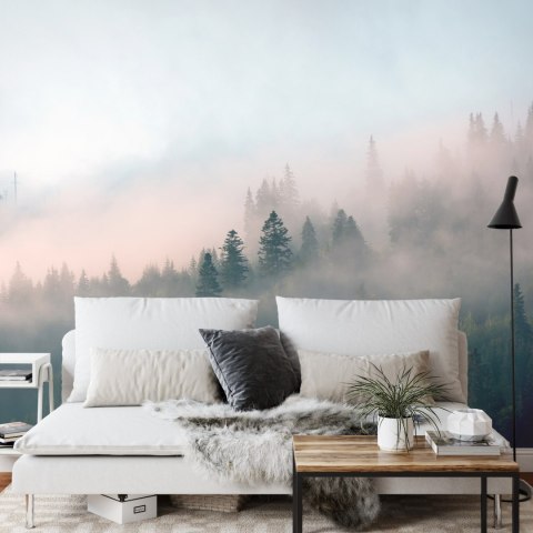 Fototapeta Las We Mgle Vinyl Gładki 152.5x104 FT-453-VGL