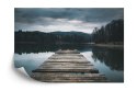 Fototapeta Drewniany Pomost Nad Jeziorem Vinyl Gładki 152.5x104 FT-3895-VGL