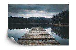 Fototapeta Drewniany Pomost Nad Jeziorem Vinyl Gładki 152.5x104 FT-3895-VGL