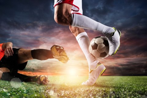 Fototapeta Piłkarze Podczas Meczu Flizelina 208x146 FT-1007-VEXL