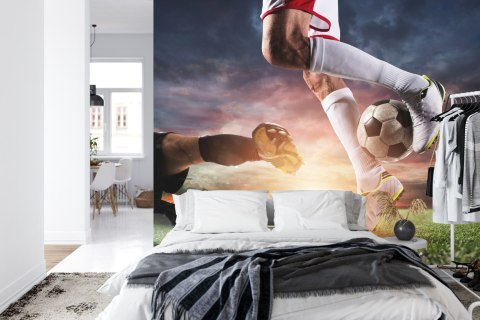 Fototapeta Piłkarze Podczas Meczu Flizelina 208x146 FT-1007-VEXL