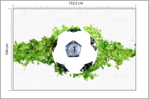 Fototapeta 3D Piłka Nożna, Sport Vinyl Gładki 152.5x104 FT-1787-VGL