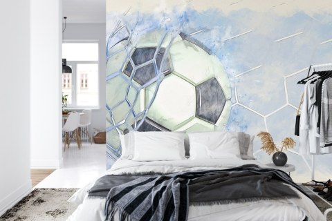 Fototapeta 3D Sport, Piłka Nożna Flizelina 208x146 FT-1927-VEXL