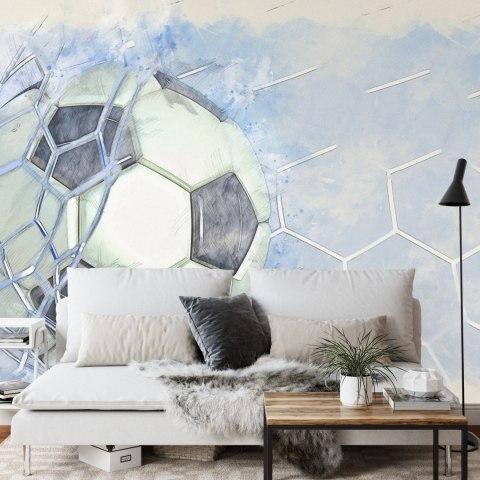 Fototapeta 3D Sport, Piłka Nożna Vinyl Gładki 152.5x104 FT-1927-VGL