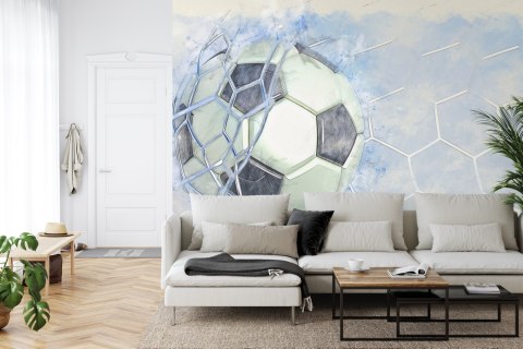 Fototapeta 3D Sport, Piłka Nożna Vinyl Gładki 152.5x104 FT-1927-VGL