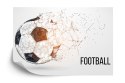 Fototapeta Abstrakcyjna Piłka Nożna Flizelina 208x146 FT-3359-VEXL