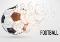 Fototapeta Abstrakcyjna Piłka Nożna Flizelina 208x146 FT-3359-VEXL