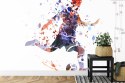 Fototapeta Akwarelowa Sylwetka Piłkarza Flizelina 208x146 FT-3365-VEXL
