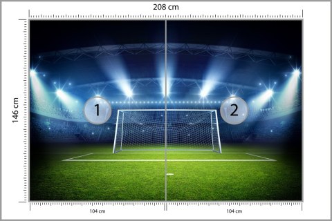 Fototapeta Bramka Na Stadionie Flizelina 208x146 FT-3358-VEXL