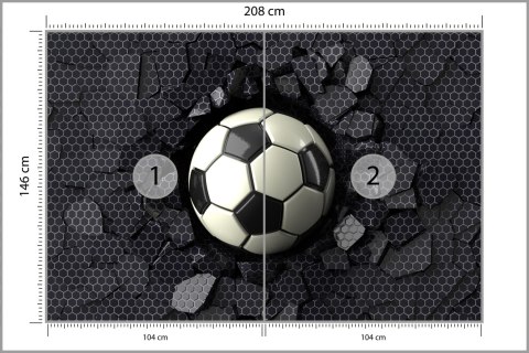 Fototapeta Dla Chłopca Sport Piłka Flizelina 208x146 FT-1926-VEXL