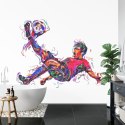 Fototapeta Kolorowy Piłkarz Jak Namalowany Vinyl Gładki 152.5x104 FT-1008-VGL