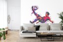 Fototapeta Kolorowy Piłkarz Jak Namalowany Vinyl Gładki 152.5x104 FT-1008-VGL