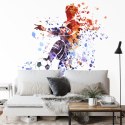 Fototapeta Kolorowy Piłkarz Jak Namalowany Vinyl Gładki 152.5x104 FT-1016-VGL