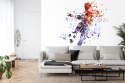 Fototapeta Kolorowy Piłkarz Jak Namalowany Vinyl Gładki 152.5x104 FT-1016-VGL