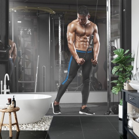 Fototapeta Muskularny Mężczyzna Podczas Vinyl Gładki 152.5x104 FT-3946-VGL