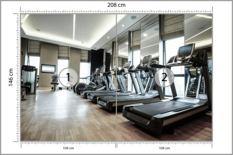 Fototapeta Nowoczesny Klub Fitness Flizelina 208x146 FT-3947-VEXL