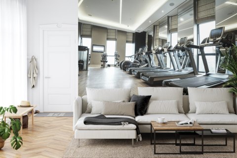 Fototapeta Nowoczesny Klub Fitness Vinyl Gładki 152.5x104 FT-3947-VGL