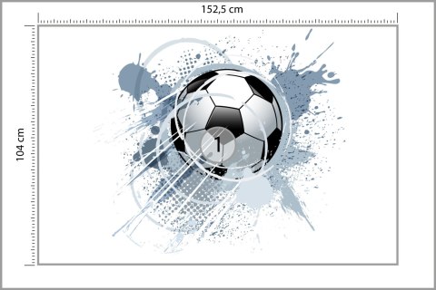 Fototapeta Piłka Nożna Vinyl Gładki 152.5x104 FT-1001-VGL