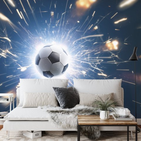 Fototapeta Piłka Wśród Iskier Flizelina 208x146 FT-3367-VEXL
