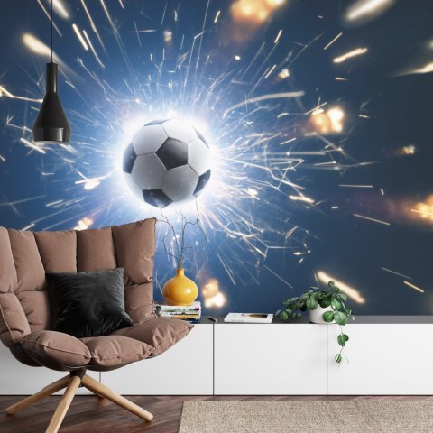 Fototapeta Piłka Wśród Iskier Flizelina 208x146 FT-3367-VEXL